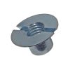 Slotted flat countersunk nuts M6 110°
